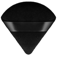 Houppe triangulaire noire en velours