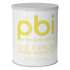 pot de cire jetable nacrée or pbi